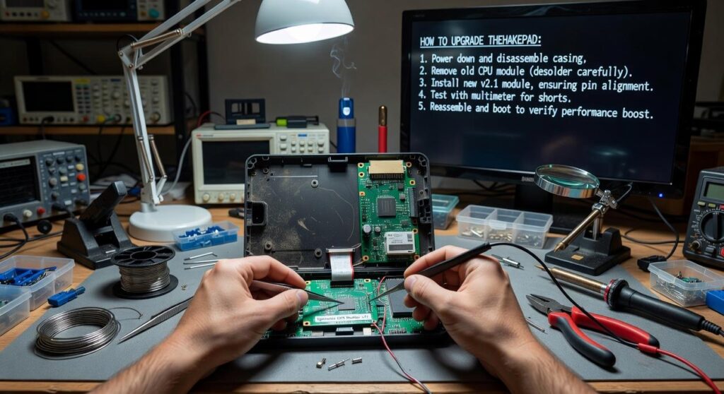 how to upgrade thehakepad